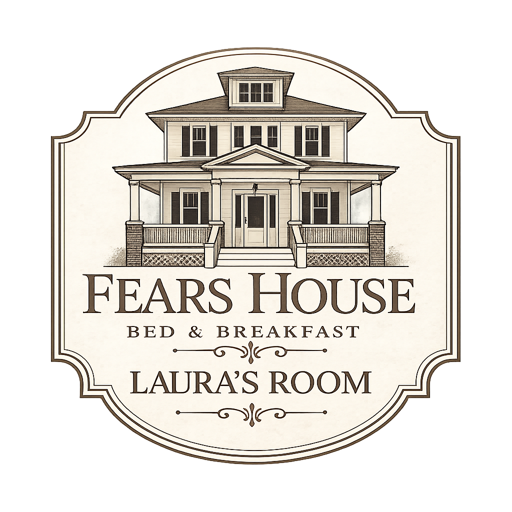 Fears House Bed & Breakfast Laura’s Room logo
